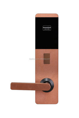 M1 System Hotel Door Lock RFID Card Lock,high Quality Qleung X51 Hotel TASRDC Digital Intelligent Smart Card Lock