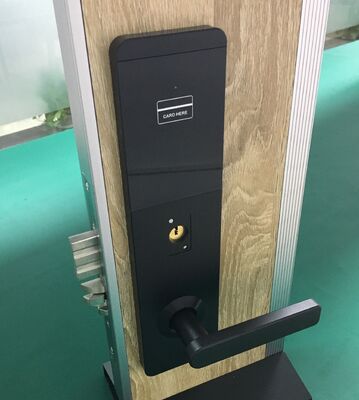 Digital RFID Hotel Card Lock M1 System, Electronic Door Handle Lock, Smart Hotel Door Lock System