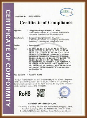 QL-E1 Hotel LED Door Signs Room Number Acrylic Customized Logo Text Touch Switch Hotel Doorplate With DND Switch