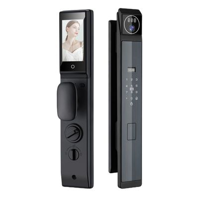 Aman Smart Lock Intercom 3D Wajah Otomatis Kunci Pintu Untuk Apartemen