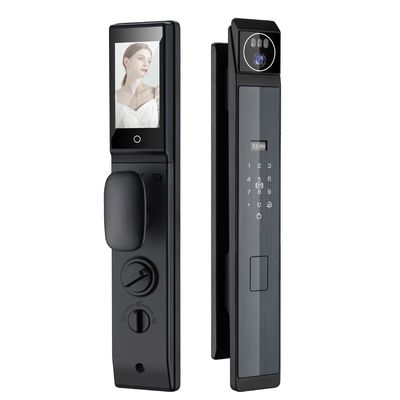 Aluminium Alloy Video Intercom Door Lock 3D Face ID Pengakuan Door Lock