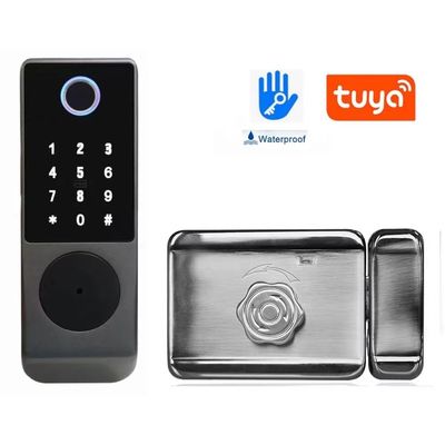 Tuya TTlock Kunci Pintu Waterproof IP65 Pintu Kunci Cerdas Lanjutan