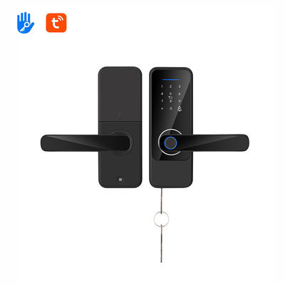 Tuya App Elektronik Kunci Kata Sandi Wifi Biometrik Kunci Pintu Untuk Rumah