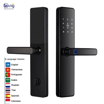Kunci Pintu Rumah Pintar Seng Alloy S819 Kunci Pintu Sidik Jari 8 Bahasa Tuya Kunci Pintu Wifi TTlock