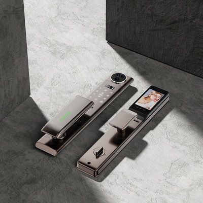 Kamera Wajah 3D Otomatis Tuya Cerradura Inteligente Kunci Cerdas Dengan Kamera Panggilan Video Kunci Pintu