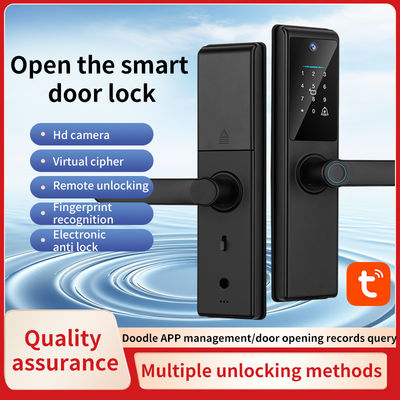 Kamera Smart Door Lock 5050 Mortise sidik jari Kunci Kode