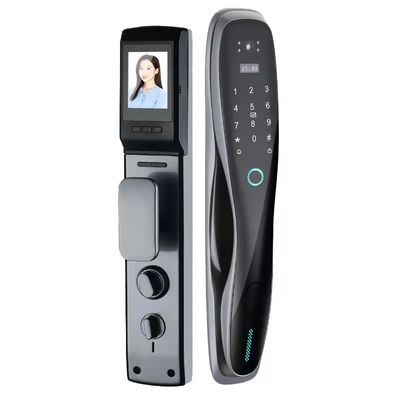 Qleung S928MAX Otomatis sepenuhnya Usmart Go Wifi remote control Doorlock Password Biometric Fingerprint Smart Door Lock