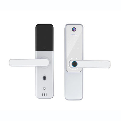 Qleung S802MAX Smartlocks Sidik jari Wifi Tuya App Remote Unlock Card Code Kamera Digital Pintu Rumah