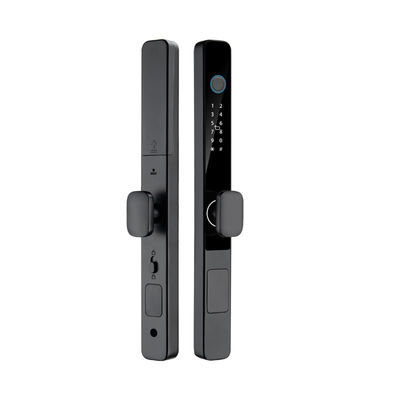 Qleung S608 Waterproof TTlock Tuya Smart Key Kunci Digital Kunci Sidik Jari Aluminium Listrik Sliding Glass Pintu Rumah