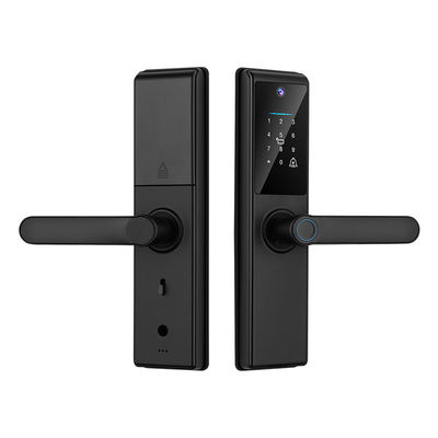 Tuya Wifi APP Remote Control Fingerprint Code Card Key S821Max Smart Lock dengan Kamera untuk Rumah Kantor Apartemen Hotel Penggunaan