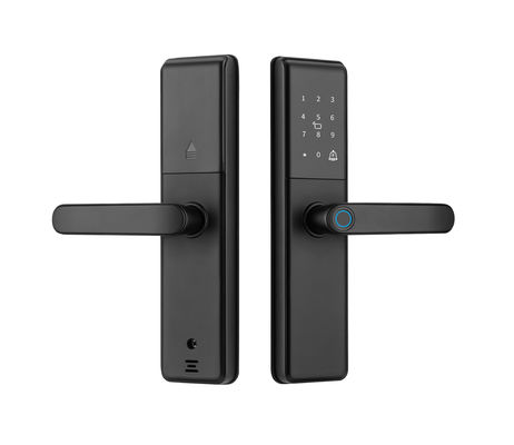 Qleung S851 Smart Door Lock Tuya Wifi Smart Remote Control Sidik jari Kata sandi Kartu Kunci untuk Hotel Apartemen Kantor
