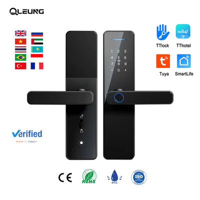 S811 Wifi Lock Tuya Zigbee TTlock Biometric Fingerprint Smart Digital Pintu Kunci