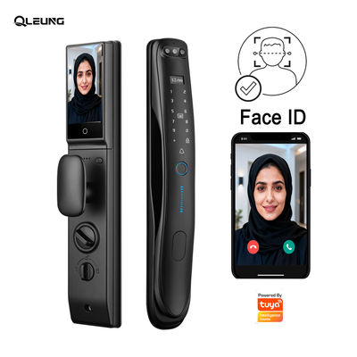 S931Max 21 Bahasa 3D Face ID Smart Home Door lock Tuya Video Intercom Sidik jari & Akses Kartu Kunci