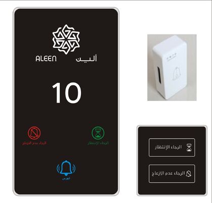 Disesuaikan E1 Doorplate Hotel Nomor Kamar Disesuaikan Logo Touch Switch Hotel Doorsign Dengan DND Switch