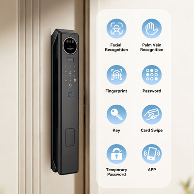 Qleung S959max Face Recognition Palm Vein Fingerprint Password Card Key App Unlocking