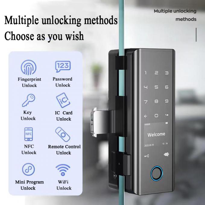 Qleung G9S Tuya Doorbell Card Password Sidik jari Kunci Digital Kunci Pintu Smart Home 4